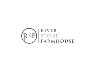 River Stone Farmhouse logo design by bricton