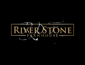 River Stone Farmhouse logo design by goblin