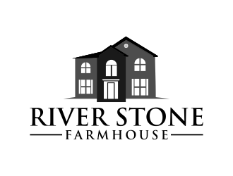 River Stone Farmhouse logo design by RIANW