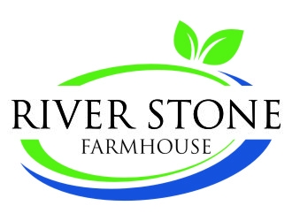 River Stone Farmhouse logo design by jetzu