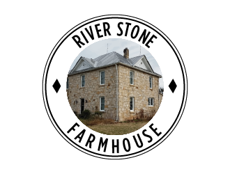 River Stone Farmhouse logo design by czars