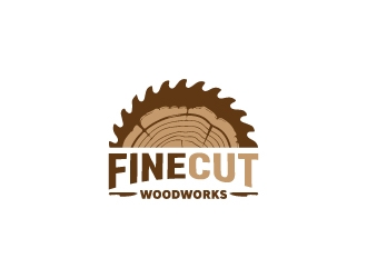 FineCut Woodworks  logo design by dhika