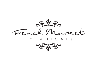 French Market Botanicals logo design by YONK