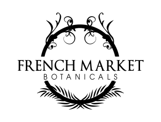 French Market Botanicals logo design by JessicaLopes