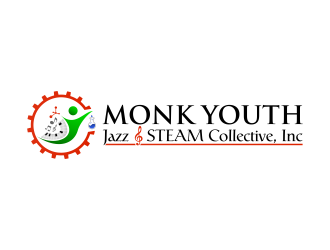 Monk Youth Jazz and STEAM Collective, Inc. logo design by Purwoko21