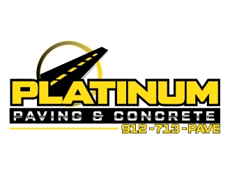 Platinum Paving & Concrete  logo design by Erasedink
