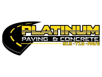 Platinum Paving & Concrete  logo design by Erasedink