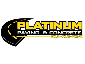 Platinum Paving & Concrete  logo design by Erasedink