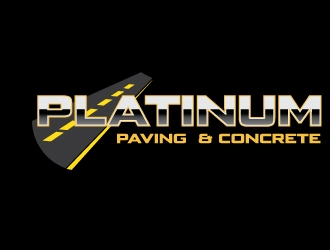 Platinum Paving & Concrete  logo design by Erasedink
