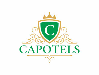 Capotels logo design by ubai popi