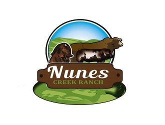 Nunes Creek Ranch logo design by bougalla005