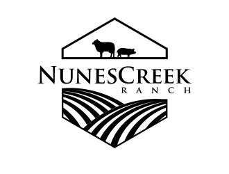 Nunes Creek Ranch logo design by 6king