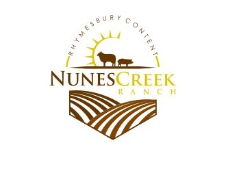 Nunes Creek Ranch logo design by 6king