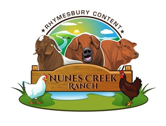 Nunes Creek Ranch logo design by frontrunner