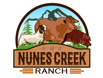 Nunes Creek Ranch logo design by THOR_