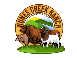 Nunes Creek Ranch logo design by veron