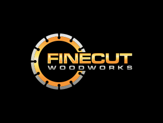 FineCut Woodworks  logo design by RIANW