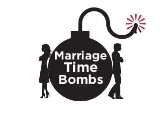 Marriage Time Bombs logo design by heba