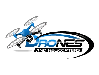 Drones and Helicopters logo design by Suvendu