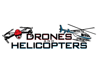 Drones and Helicopters logo design by shere