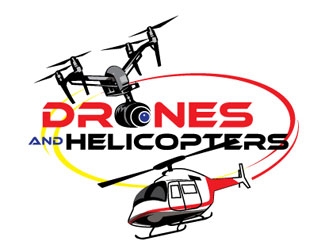 Drones and Helicopters logo design by shere