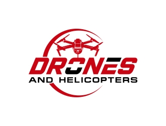 Drones and Helicopters logo design by fawadyk