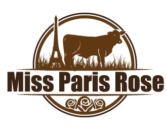Miss Paris Rose logo design by ElonStark
