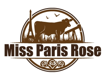 Miss Paris Rose logo design by ElonStark