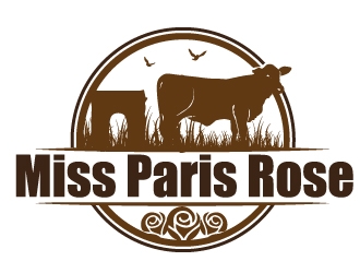 Miss Paris Rose logo design by ElonStark