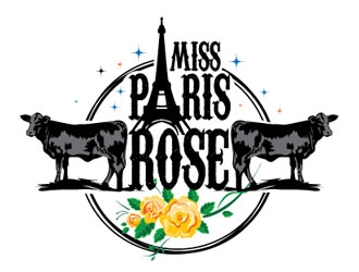 Miss Paris Rose logo design by shere