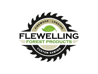 Flewelling Forest Products logo design by shadowfax