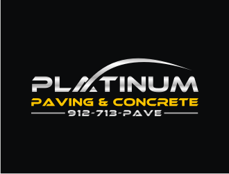 Platinum Paving & Concrete  logo design by Franky.