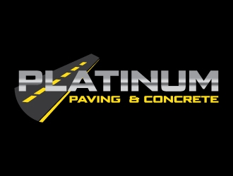 Platinum Paving & Concrete  logo design by Erasedink