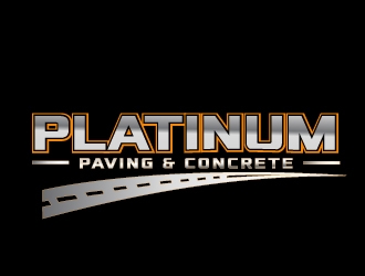 Platinum Paving & Concrete  logo design by jenyl