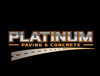 Platinum Paving & Concrete  logo design by jenyl