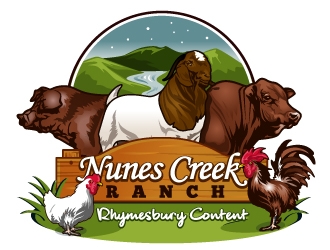 Nunes Creek Ranch logo design by aRBy