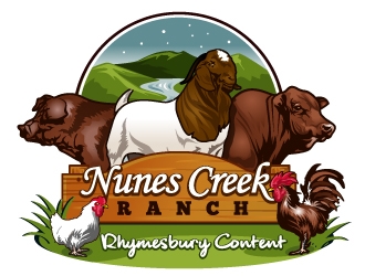 Nunes Creek Ranch logo design by aRBy