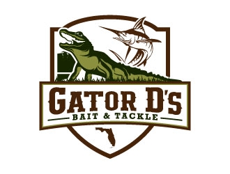 Gator D’s Bait & Tackle logo design by daywalker