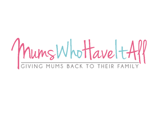 Mums who have it all with tag line Giving Mums back to their family logo design by coco
