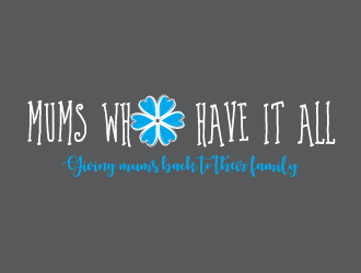 Mums who have it all with tag line Giving Mums back to their family logo design by torresace