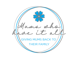 Mums who have it all with tag line Giving Mums back to their family logo design by torresace