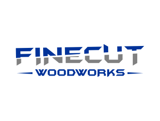 FineCut Woodworks  logo design by IrvanB