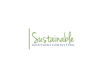 Sustainable Solutions Consulting logo design by bricton