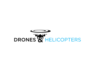 Drones and Helicopters logo design by oke2angconcept