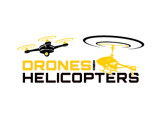 Drones and Helicopters logo design by SOLARFLARE