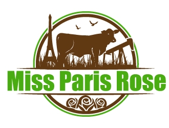 Miss Paris Rose logo design by ElonStark