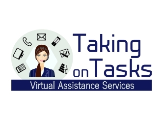 Taking on Tasks logo design by RealTaj