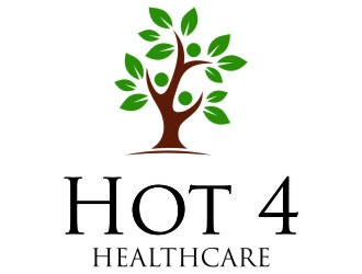 Hot 4 Healthcare logo design by jetzu