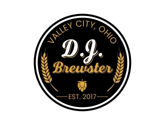 D.J. Brewster (Brand) logo design by dibyo