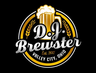D.J. Brewster (Brand) logo design by Benok